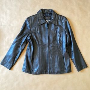 Vintage DNK Classic 100% Genuine Leather Jacket